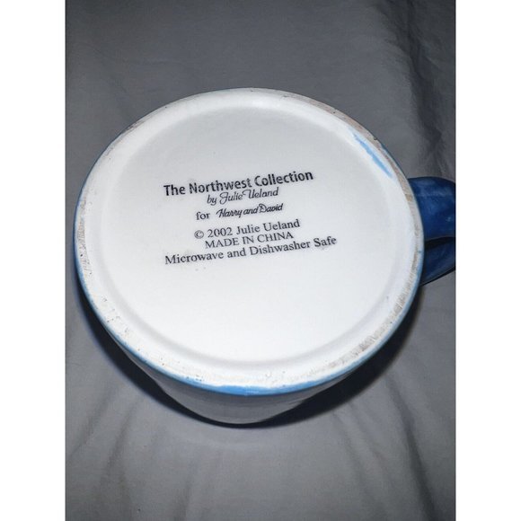 Julie Ueland, Northwest Collection FISH Mugs Set 20oz (2002) for Harry and David - Picture 3 of 9